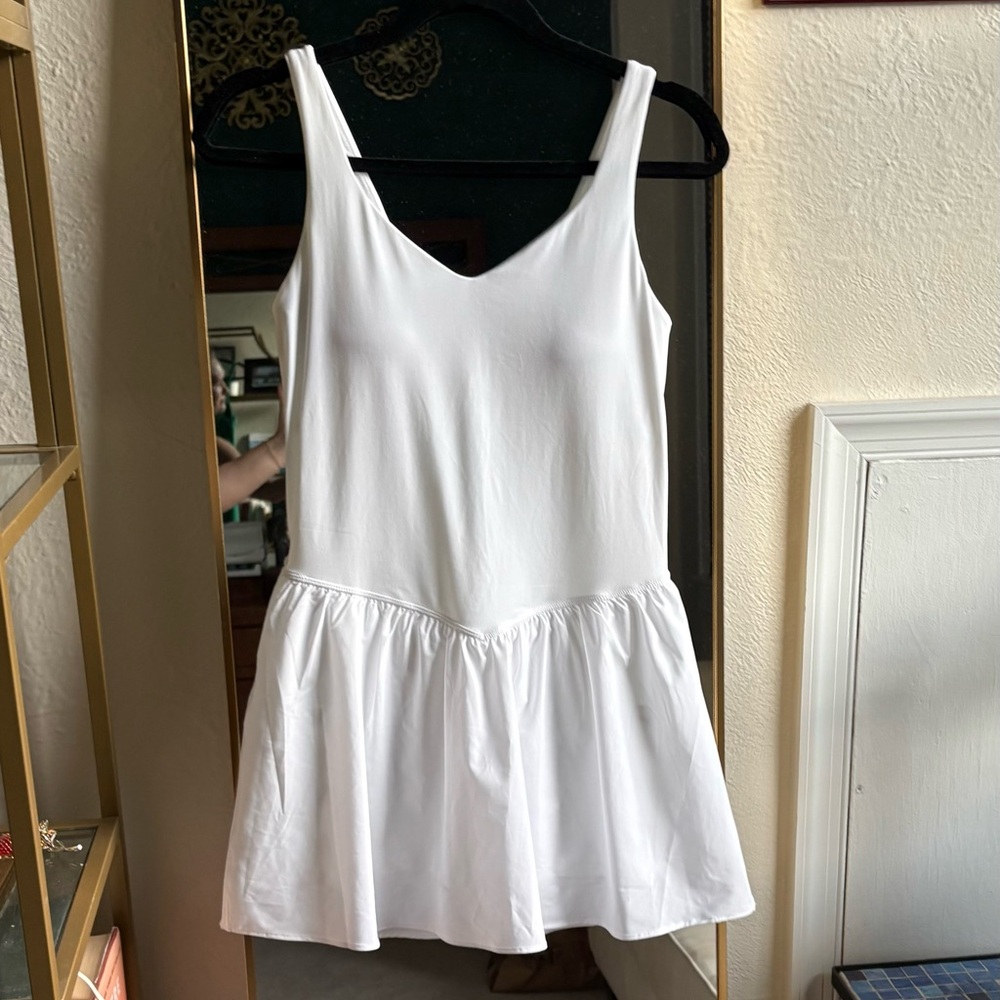 White Aerie Workout Dress